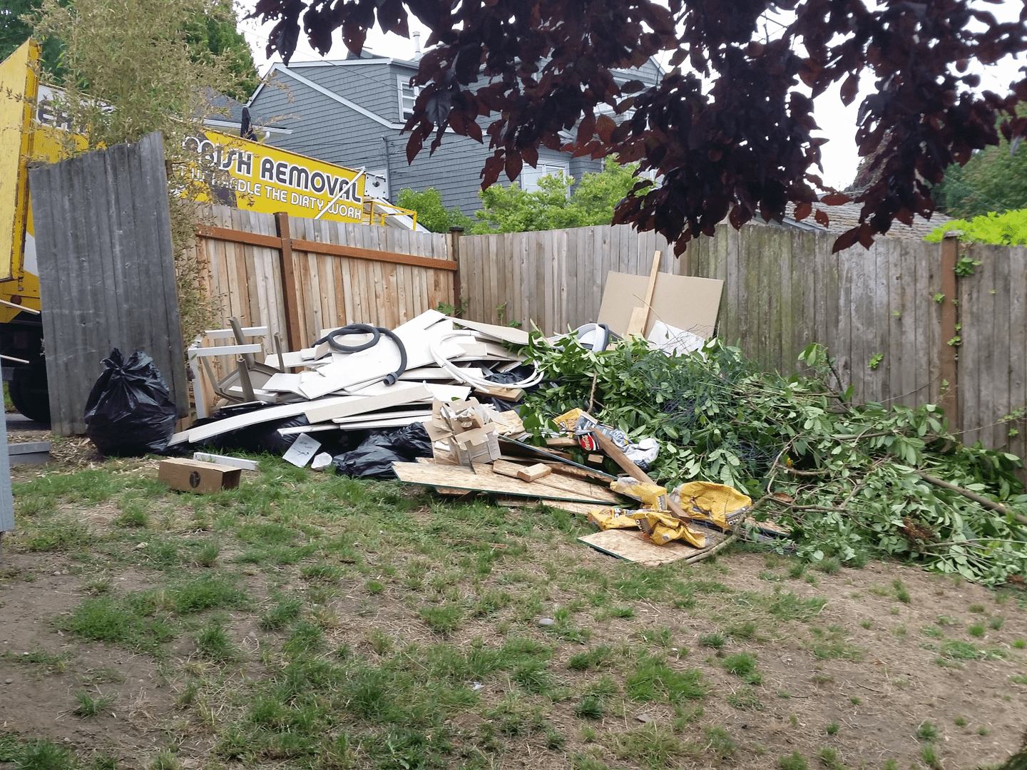 Waste removal from yard